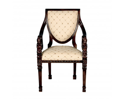 Toscano™ Saint Gabriel Armchair - Mahogany