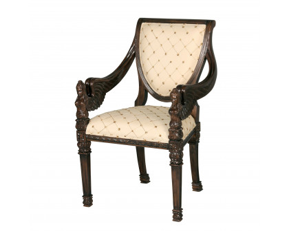 Toscano™ Saint Gabriel Armchair - Mahogany