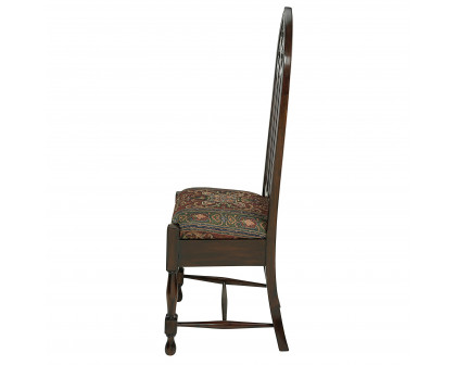 Toscano™ Viollet-le-Duc Gothic Cathedral Side Chair - Mahogany