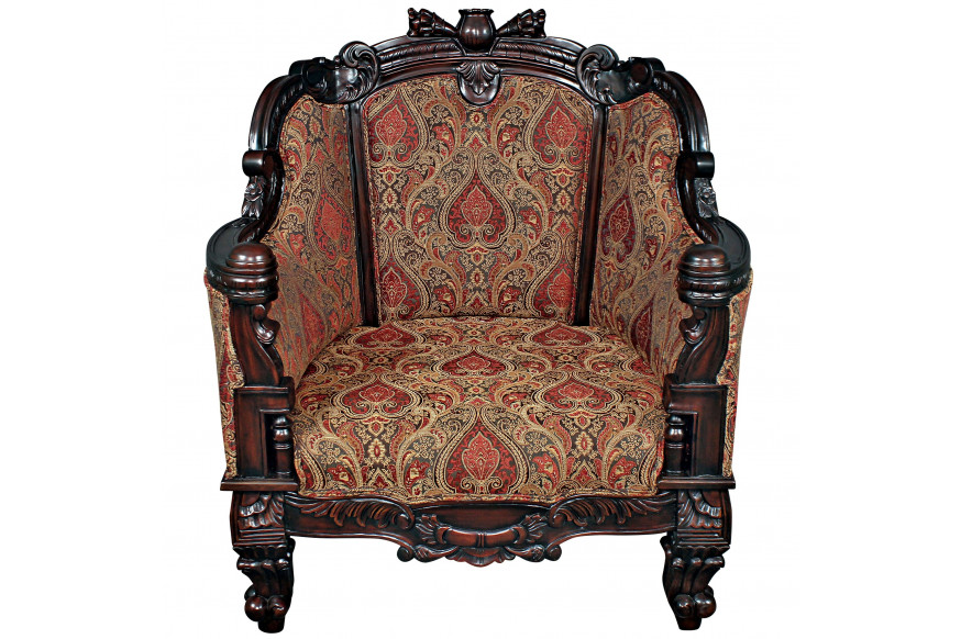 Toscano™ Gentlemen’s Drawing Room Armchair - Mahogany