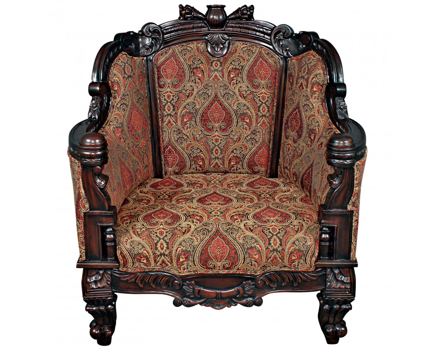 Toscano - Gentlemen’s Drawing Room Armchair in Mahogany