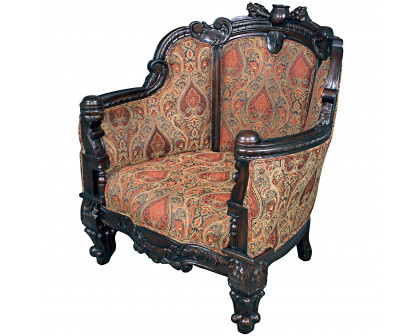 Toscano™ Gentlemen’s Drawing Room Armchair - Mahogany