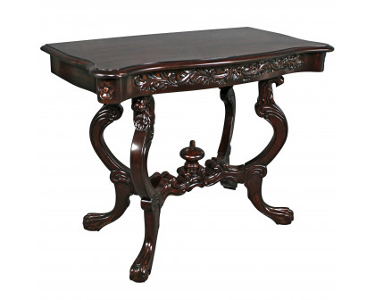 Toscano - Topsham Manor Console Table in Cherry, Mahogany