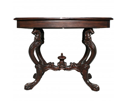 Toscano - Topsham Manor Console Table in Cherry, Mahogany