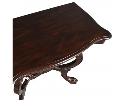 Toscano - Topsham Manor Console Table in Cherry, Mahogany