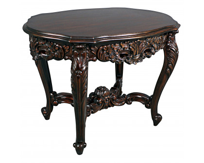 Toscano - Chateau Montfort Louis XV Coffee Table in Cherry, Mahogany