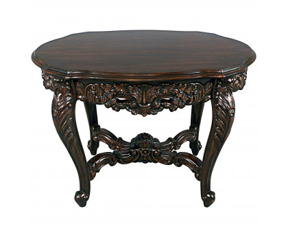 Toscano - Chateau Montfort Louis XV Coffee Table in Cherry, Mahogany