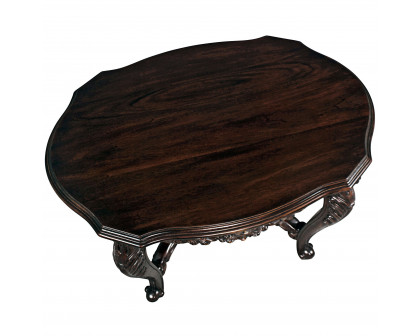 Toscano - Chateau Montfort Louis XV Coffee Table in Cherry, Mahogany