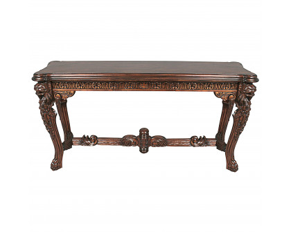 Toscano - Lord Raffles Grand Hall Lion Leg Console in Walnut, Mahogany