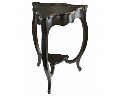 Toscano - Brighton Manor Triangular Side Table in Mahogany