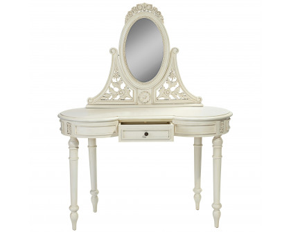 Toscano - Mademoiselle Madelyn French Vanity Dressing Table in Cherry