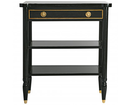 Toscano - Montmartre Ebonized French Console Table in Black, Mahogany