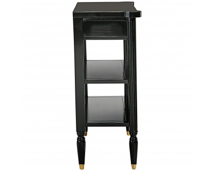 Toscano - Montmartre Ebonized French Console Table in Black, Mahogany