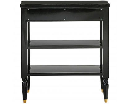 Toscano - Montmartre Ebonized French Console Table in Black, Mahogany