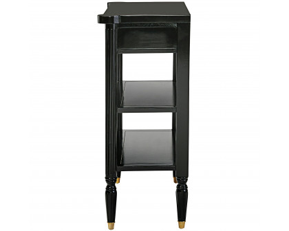 Toscano - Montmartre Ebonized French Console Table in Black, Mahogany