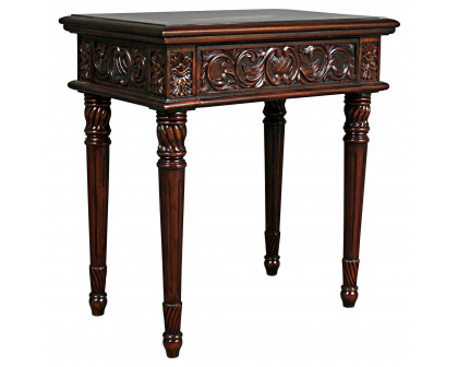 Toscano - Dartmoor Manor Side Table in Mahogany