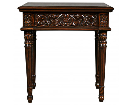 Toscano - Dartmoor Manor Side Table in Mahogany