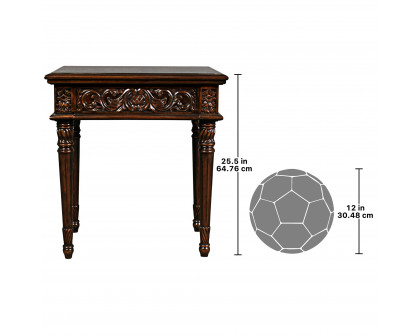 Toscano - Dartmoor Manor Side Table in Mahogany