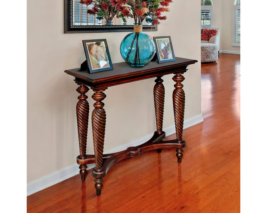 Toscano - Hardwick Hall Console Sofa Table in Mahogany