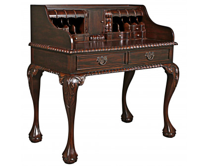 Toscano - Le Escritoire Secretary Desk in Cherry, Mahogany