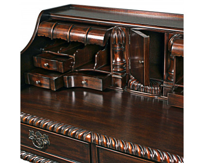 Toscano - Le Escritoire Secretary Desk in Cherry, Mahogany