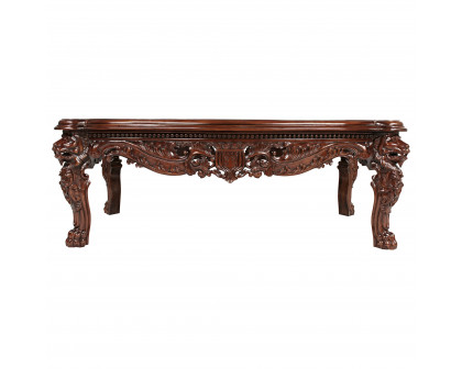 Toscano - The Lord Raffles Grand Hall Coffee Table in Walnut, Mahogany