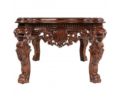 Toscano - The Lord Raffles Grand Hall Coffee Table in Walnut, Mahogany