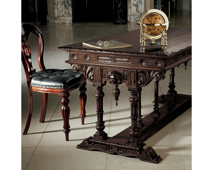 Toscano - Chateau Chambord Desk Table in Cherry, Mahogany