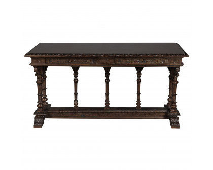 Toscano - Chateau Chambord Desk Table in Cherry, Mahogany