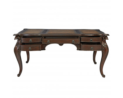 Toscano - Clemenceau Partners Writing Desk in Cherry, Mahogany