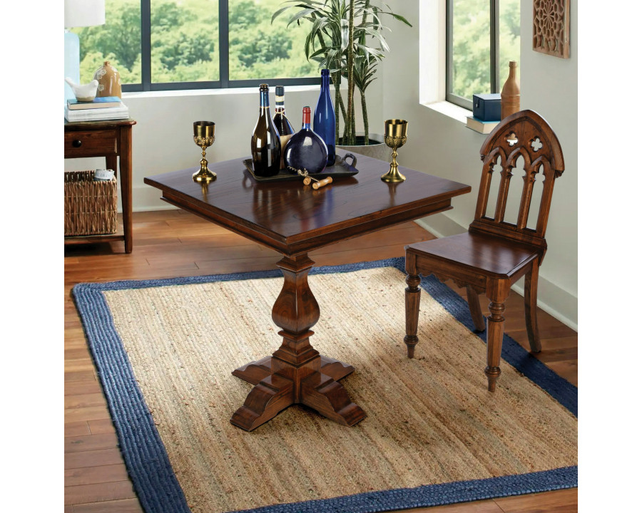 Toscano - Merseyside Pub Pedestal Dining Table in Hardwood