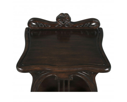 Toscano - Galle Art Nouveau Harp Side Table in Mahogany