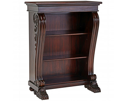 Toscano - George IV 3-Shelf Bookcase in Cherry, Mahogany