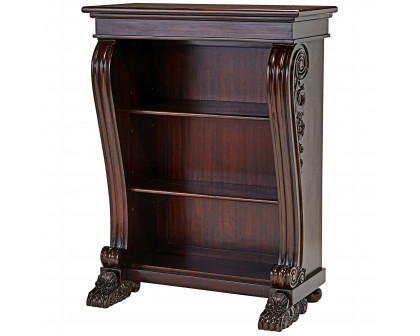 Toscano - George IV 3-Shelf Bookcase in Cherry, Mahogany