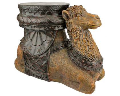 Toscano - The Kasbah Camel Sculptural Side Table in Designer Resin