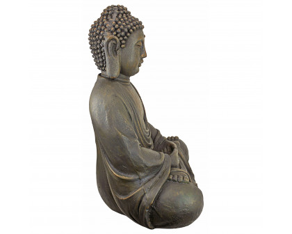 Toscano Meditative Buddha of the Grand Temple - Basalt Finish, Medium