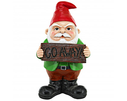 Toscano - Mr. Bad Attitude Unwelcoming Garden Gnome Statue