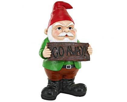 Toscano - Mr. Bad Attitude Unwelcoming Garden Gnome Statue