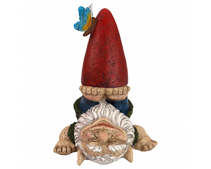 Toscano - Topsy-Turvy Theo Garden Gnome Statue