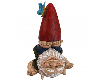 Toscano - Topsy-Turvy Theo Garden Gnome Statue