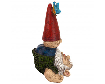 Toscano - Topsy-Turvy Theo Garden Gnome Statue