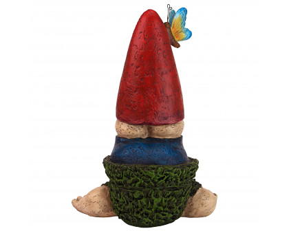 Toscano - Topsy-Turvy Theo Garden Gnome Statue