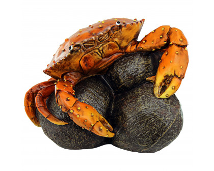 Toscano - Coastal Crab Hard Nut to Crack Garden Statue