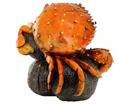 Toscano - Coastal Crab Hard Nut to Crack Garden Statue