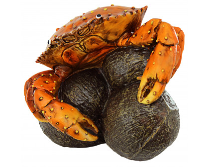 Toscano - Coastal Crab Hard Nut to Crack Garden Statue