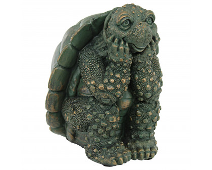 Toscano - The Thinker Turtle Garden Statue