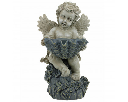 Toscano - Heavenly Offering Cherub Garden Statue