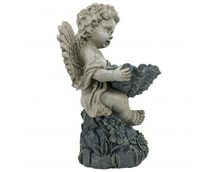 Toscano - Heavenly Offering Cherub Garden Statue