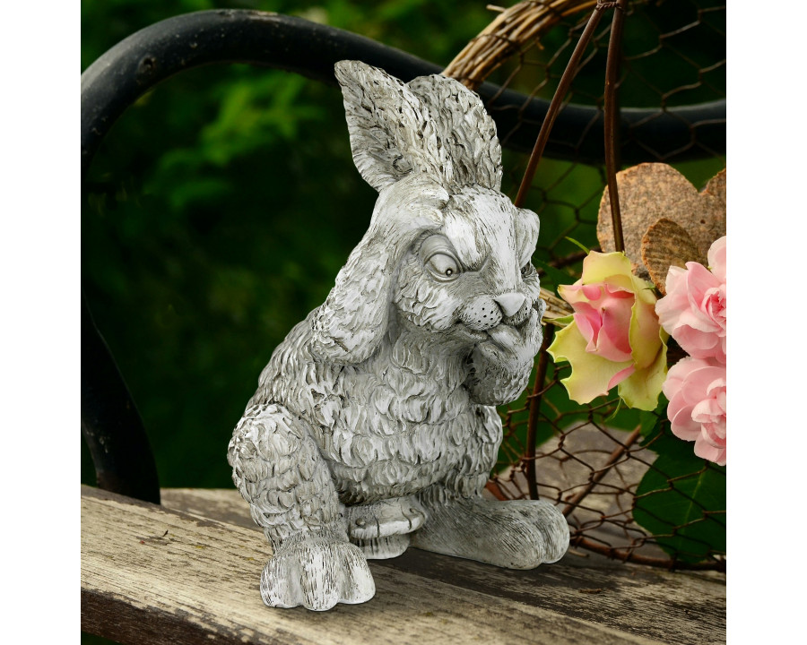 Toscano - Clem the Confused Bunny Rabbit Garden Statue