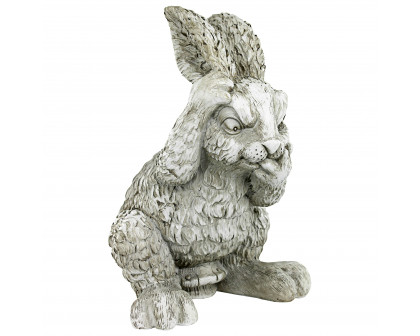 Toscano - Clem the Confused Bunny Rabbit Garden Statue